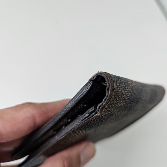 LV Louis Vuitton Damier Ebene Marco Bifold men Wallet - Picture 10 of 15